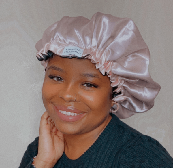 Reversible Silk Blush Bonnet - Image 2